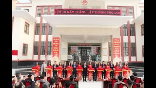 Khánh thành và gắn biển công trình Trụ sở mới phường Nam Khê chào mừng kỷ niệm 10 năm thành lập TP Uông Bí