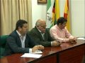 Mario Jiménez se reúne con los ganaderos en Jabugo