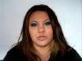 blue smokey eye/aquamarine