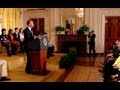 President Obama Speaks at the 2013 White House Science Fair