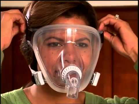 how to fit cpap full face mask