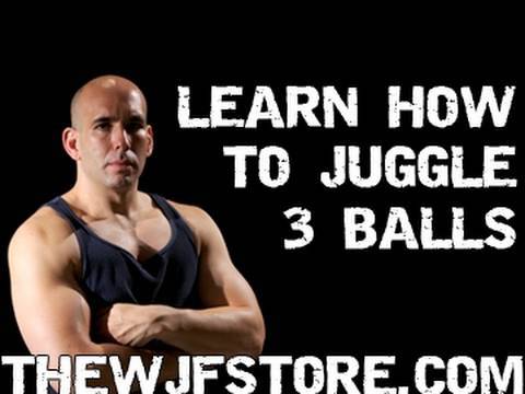 juggling - Complete instruction on how to juggle three balls. For the full DVD which also teaches 4 through 7 balls, 3-7 rings, and 3-5 clubs, more instructional materi...