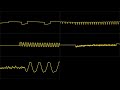 so, idecided to take a look at all the separate channels of some chiptune music at once. thought it might look cool, since those waveforms are usually so pretty. i quickly put together a script to create this and other videos. this time, i decided to try a different platform, so i picked the nintendo entertainment system. if you're watching this, it probably means rob hubbard needs no introduction to you. so i'll just explain what's going on. the fifth channel you see down there is a very primitive form of digital audio called 