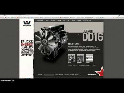 2013 Detroit Diesel D16 600 HP or 2013 Cummins ISX 600 HP