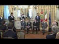 Al Quirinale la Nazionale di calcio