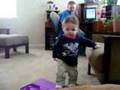Baby dancing to Soulja boy