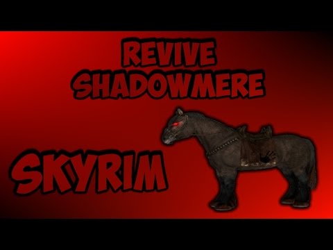 how to shadowmere skyrim