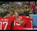 Goal for Russia - Roman Pavlyuchenko 24' (1-0)  Russia - Sweden 2-0  