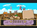 a pretty mediocre game... plain and simple. to give you an idea, take super mario kart and road rash. then, remove nearly everything that was good about the gameplay. once you've done that, make the visuals look dull and throw in somewhat slippery controls on top of all that and low quality music. now think for a second what hardware this game is operating on. yeah, it doesn't make much sense to me either. the game is playable, but there are better racing alternatives for the original genesis/md (though you don't have too many options on the sega cd to be honest). the sega cd port has a nice cartoony opening intro but a lower framerate than other versions of the game during actual races (including the 32x port). in the game, you simply choose a racer (several new characters as well as chuck rock and junior from, well, the 