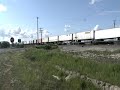 BNSF Z-train cruises through the curver east of Ballico, CA