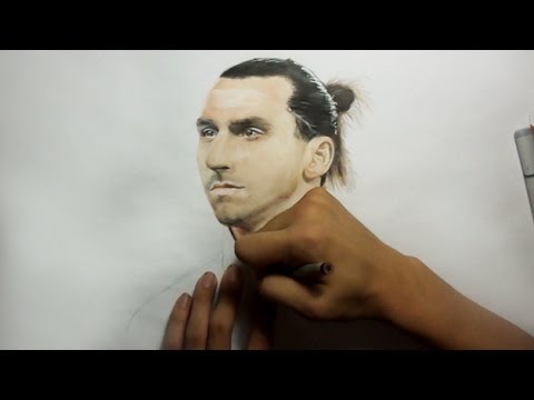 how to draw zlatan