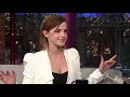 david letterman - emma watson - 9/05/12.