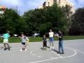 Autistic guy play basketball Autistic guy play basketball