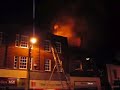 A major fire in the high street Sunday morning, 15th October 2006