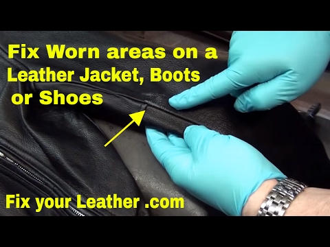 how to repair leather jacket
