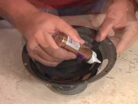 how to repair blown speaker