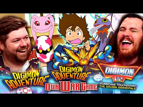 **DIGIMON** Movie 1, 2 + 3 First Time Reaction