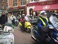 Scooters Leaving Carnaby St. March 25th 2007.