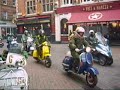 Scooters Leaving Carnaby St. March 25th 2007.