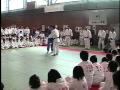柔道教室 巴投げデモ
