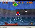 スーパーマリオ64 コース9 ウォーターランド ふきだすみずをくぐれ ノーマルマリオクリア