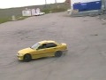 burn/donuts/drifting with bmw e36  m3 rip