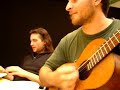 highway to hell of ac/dc, played by familha artus and sn� (with members of hedningarna) with guitar, tambourine & cowhorn !!!