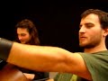 highway to hell of ac/dc, played by familha artus and sn� (with members of hedningarna) with guitar, tambourine & cowhorn !!!