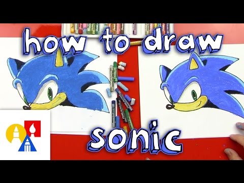 how to draw sonic