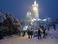 Marseille, station de sport d'hiver: descente ski/snow de ND de la Garde
