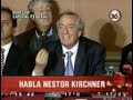Nestor Kirchner a favor de las retenciones (a�o 2008)