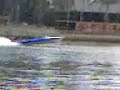 my missile reving at 4000rpms trimmed up on the gorges river