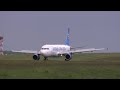 dramatic landings and take offs at leeds bradford airport