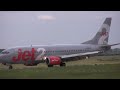 dramatic landings and take offs at leeds bradford airport