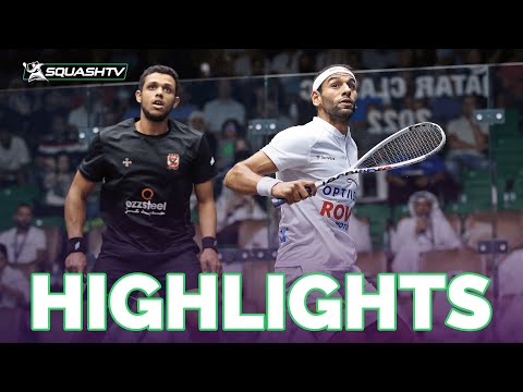 Mostafa Asal plays ‘his idol’ Mohamed ElShorbagy | QTerminals Qatar Classic 2022 | SF HIGHLIGHTS!