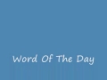 Foootball Word Of The Day - 17/12/09