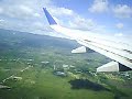 Despegando de Santiago de los caballeros, dominican republic
