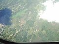 Despegando de Santiago de los caballeros, dominican republic