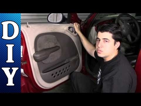 how to remove pt cruiser door panel