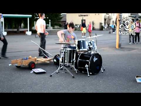 Drum - Best Drummer in World. Epic Street Drumming. Now this is a drummer who has a bright future ahead of him. Check out the awesome skills he shows off! Incredibl...