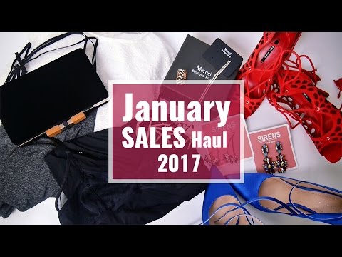 January SALES Haul!