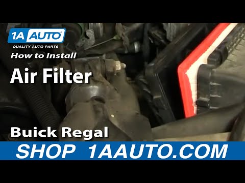 How To Install Replace Air Filter Buick Regal Century V6 97-05 1AAuto.com
