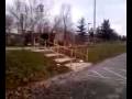 Downrail crash