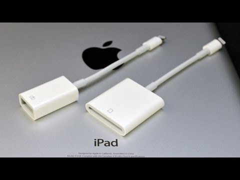 adapter - Demo of the Lightning to USB Camera Adapter and Lightning to SD Card Reader. Works with iPad mini and iPad with Retina Display (4th Generation). $29 Each USB...