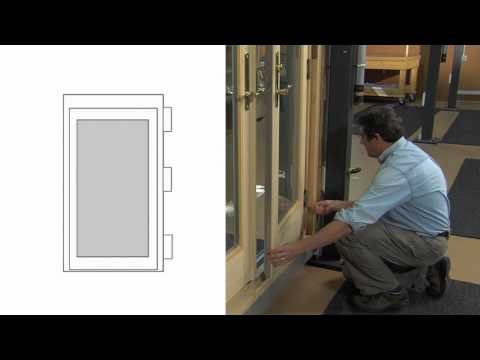 how to adjust french doors