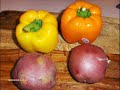 Roasted stuffed Bell Pepper