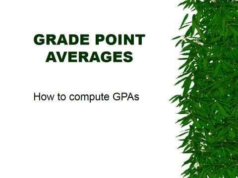 how to calculate cumulative gpa
