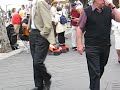 Street musicians in Taormina, Sicily