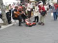 Street musicians in Taormina, Sicily