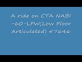 CTA's 2004 NABI Articulated LF bus(60-LFW) #7646 (RETIRED)